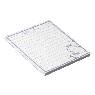 Dragonflies in flight personalized notepad