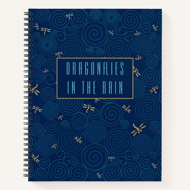 dragonflies in the rain notebook (Front)