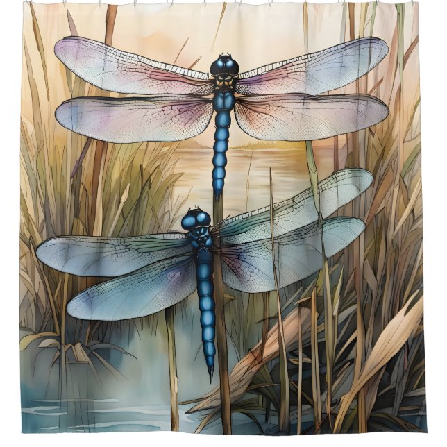 Dragonflies in the Reeds (Front)