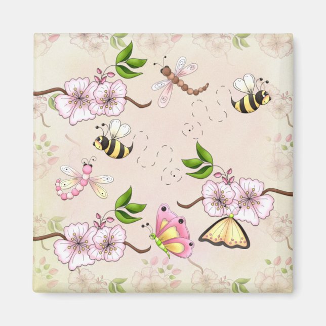 Dragonflies Magnet #3 (Front)