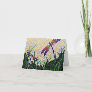 Dragonflies notecard