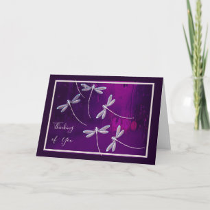 Dragonflies on water card