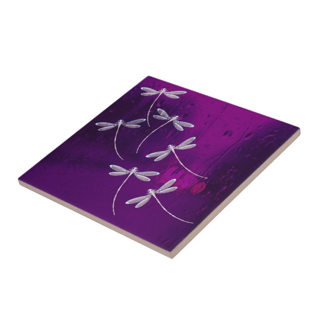 Dragonflies on water tile (Side)