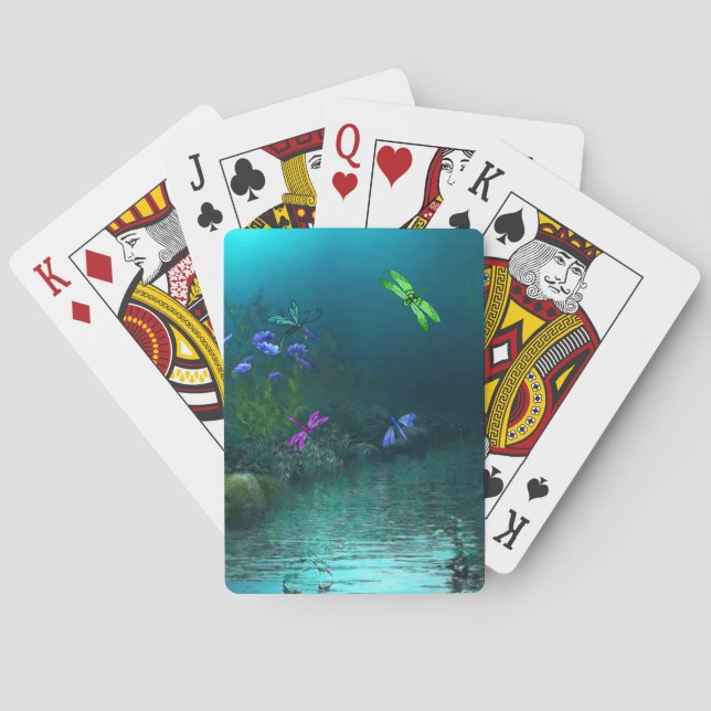 Dragonflies Playing Cards (Back)