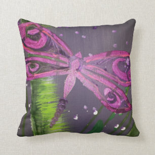 Dragonflies Series Throw Pillow