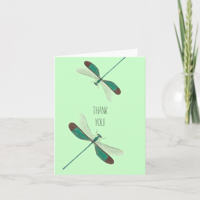 Dragonflies Thank You (Front)