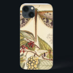 Dragonflies with Leaves and Fruit iPhone 13 Case<br><div class="desc">Dragonflies float above leaves bearing fruit in this piece by Vision Studio. The trio of insects blend amazingly well with their background,  giving this print a lifelike quality. Order your copy today!</div>