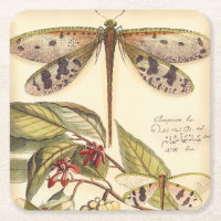 Dragonflies with Leaves and Fruit