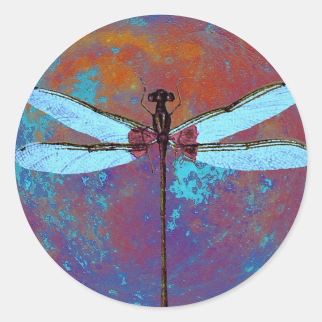 Dragonflight Classic Round Sticker (Front)