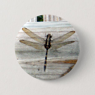 Dragonfly 2 Inch Round Button