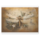 Dragonfly 4 Decoupage Paper