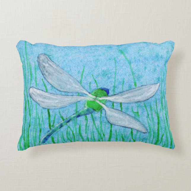 Dragonfly Accent Pillow (Front)