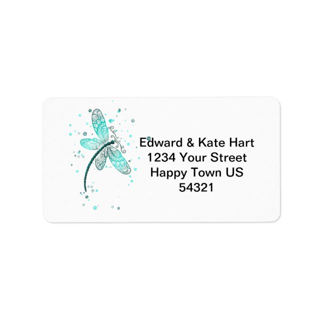 Dragonfly Address Label (Front)
