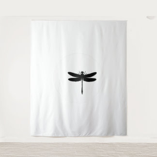 Dragonfly and Moon TSHIRT Tapestry