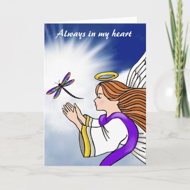 Dragonfly Angel Card (Front)