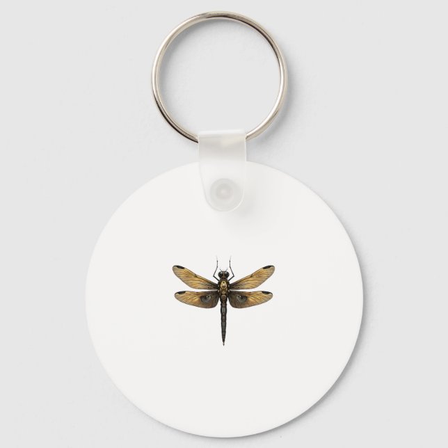 Dragonfly Animal Art Graphic Dragonfly (1) Keychain (Front)