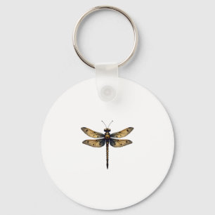 Dragonfly Animal Art Graphic Dragonfly (3) Keychain