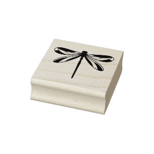 Dragonfly Art Rubber Stamp