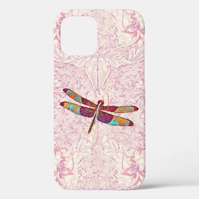 Dragonfly Art Vintage Pattern Phone Case (Back)
