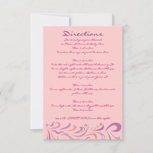 DRAGONFLY Baby Naming Invitation Carte de directio
