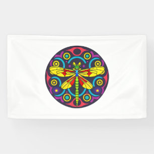 Dragonfly Beautiful, colourful, and ornate        Banner