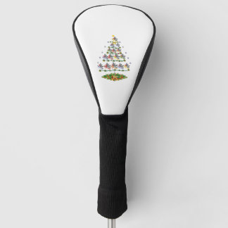 Dragonfly Bird Christmas Tree Gift Funny Christmas Golf Head Cover