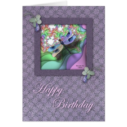 Dragonfly Birthday Card