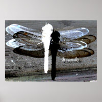Dragonfly (black and white seperation)