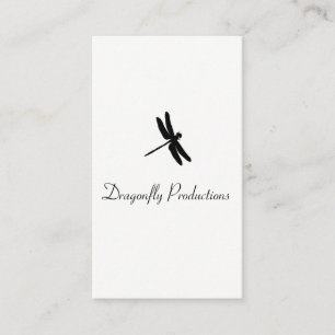 Dragonfly (black) business card