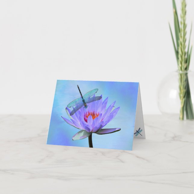 Dragonfly Blank All Occasion Greeting Card (Front)