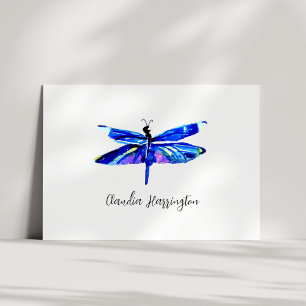 Dragonfly bleu minimaliste Élégante Nature inspiré