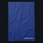 Dragonfly blue colour name kitchen towel<br><div class="desc">Dragonfly blue colour name</div>