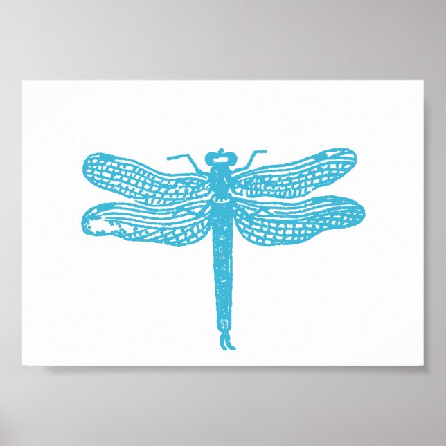 Dragonfly Blues Print (Front)