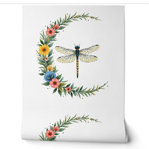 Dragonfly Boho Crescent Moon Peace Sign Hippie Dra Wallpaper