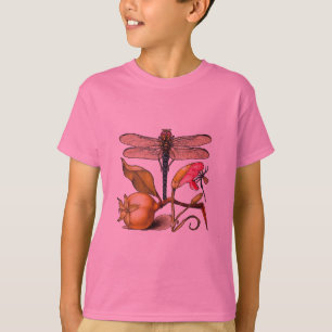 Dragonfly Botanical Nature Wildlife Hoefnagel Art T-Shirt