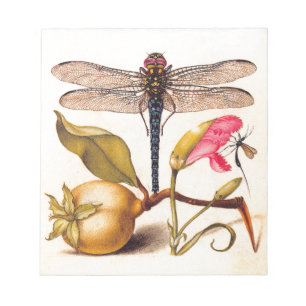 Dragonfly Botanical Nature Wildlife Notepad