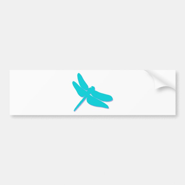 Dragonfly Bumper Sticker (Front)