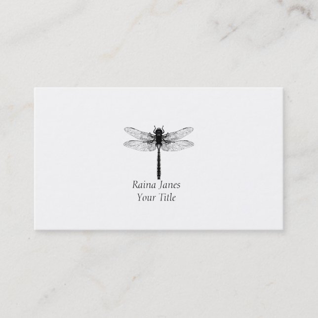 Dragonfly Business Card (Front)