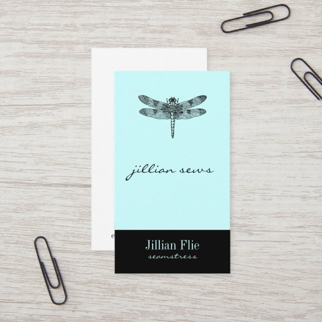 Dragonfly Business Card (Front/Back In Situ)