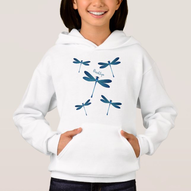 Dragonfly cartoon illustration (Front)