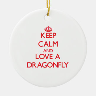 Dragonfly Ceramic Ornament