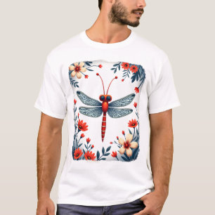 Dragonfly Christmas T-Shirt_1 (2) T-Shirt