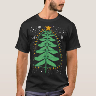 Dragonfly Christmas Tree Lights Xmas Mens Womens K T-Shirt