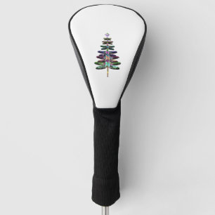Dragonfly Christmas Tree Shirt Insect Lover Xmas C Golf Head Cover