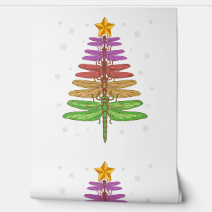 Dragonfly Christmas Tree Shirt Insect Lover Xmas C Wallpaper