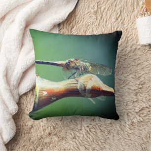 Dragonfly Co Pilot Insect Throw Pillow