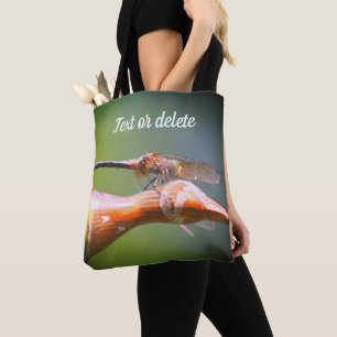 Dragonfly Co Pilot Nature Personalized Tote Bag