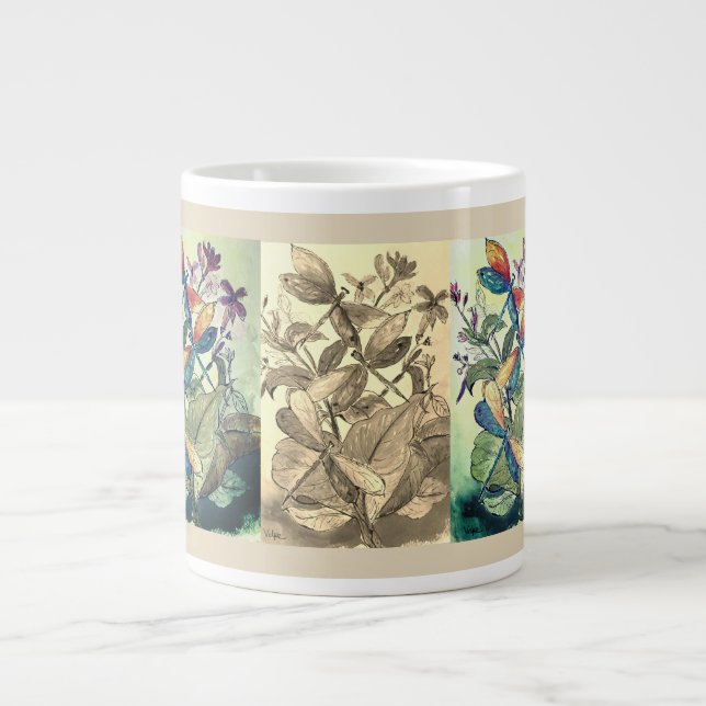 Dragonfly coffee mug (Front)