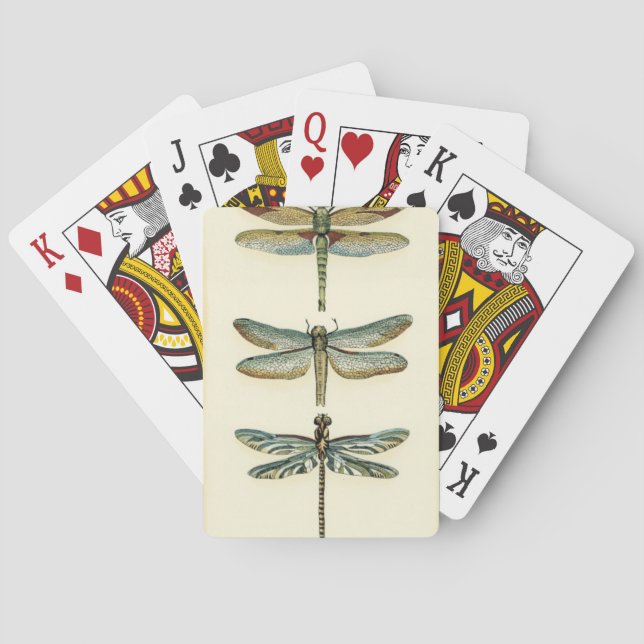 Dragonfly Collection by Chariklia Zarris Playing Cards (Back)
