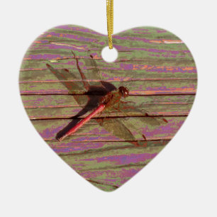 Dragonfly Colourful Ceramic Ornament